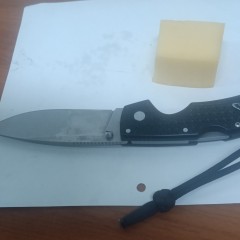 Нож COLD STEEL VOYAGER LARGE DROP PLAIN EDGE 29AB